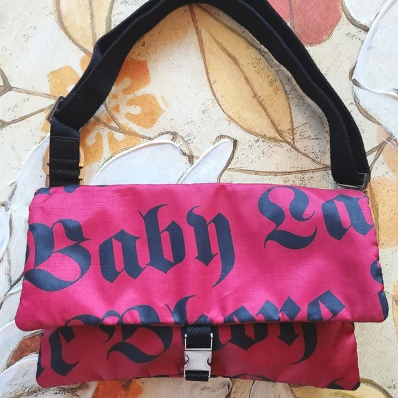 L.A.M.B. Gwen Stefani Makeup LeSportsac Red Rare Double Bum Waist Fanny Belt Bag - Picture 3 of 16